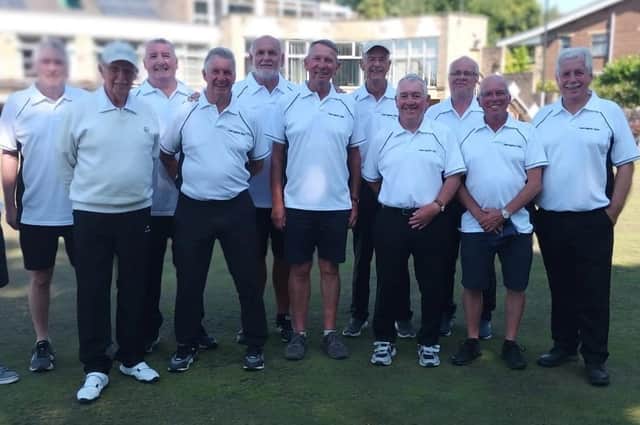 Harrogate's crown green bowls team recently entered the Hickson Trophy. Picture: Submitted