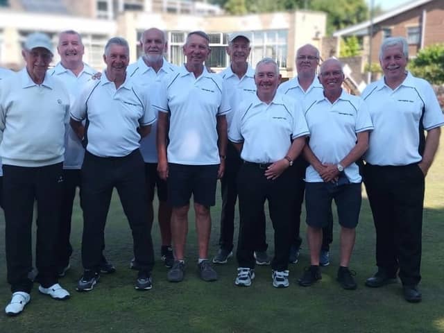 Harrogate's crown green bowls team recently entered the Hickson Trophy. Picture: Submitted