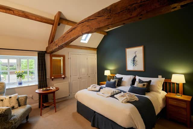 Pictured: Inside the luxury accommodation at The Old Coach House, North Stainley.