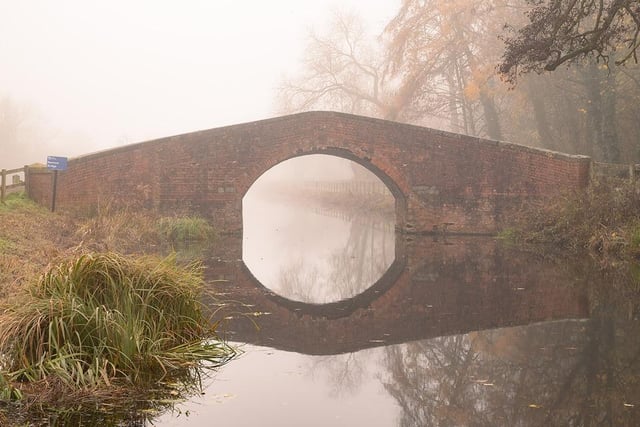 Taken in Ripon at Renton's Bridge during a foggy morning.