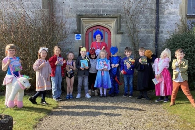 Pupils at Belmont Grosvenor School dressed up as their favourite book characters