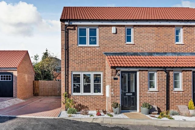 This two bedroom and one bathroom semi-detached house is for sale with Hunters for £280,000