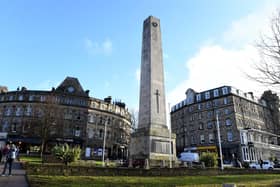 Harrogate War Memorial has stood in Prospect Square facing Parliament Street since the same date in 1923, proudly recording the names of 1163 local men and women who lost their lives in two world wars. (Picture Gerard Binks)
