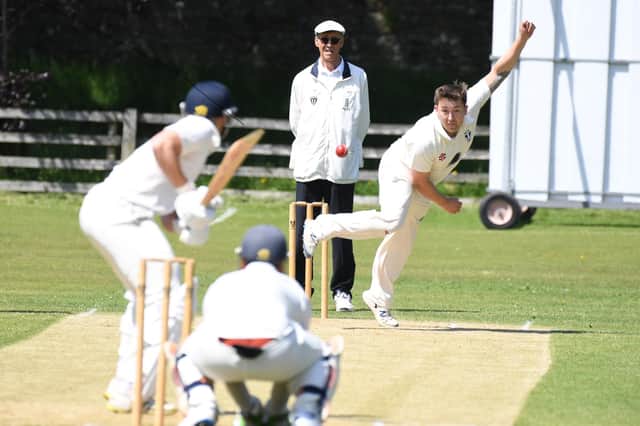 Oliver Fryer took three wickets to help Knaresborough CC to victory over Beverley Town. Picture: Gerard Binks