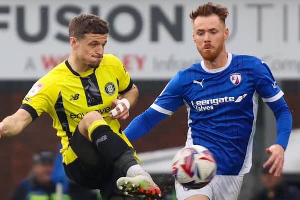 Harrogate Town played out a goalless draw at Chesterfield on Saturday afternoon. Pictures: Matt Kirkham