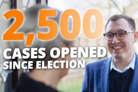 Since he was elected Liberal Democrat MP for Harrogate and Knaresborough in July, Tom Gordon opened 2,500 pieces of casework for his constituents. (Picture contributed)