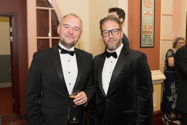 Some of the guests at 2023's Harrogate Hospitality Awards including Nick Hancock of Your Harrogate radio station. (Picture www.timhardy.co.uk)
