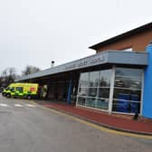 Harrogate District Hospital is under “significant pressure” due to high demand for beds and levels of Covid-19 and flu patients