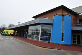 Harrogate District Hospital is under “significant pressure” due to high demand for beds and levels of Covid-19 and flu patients