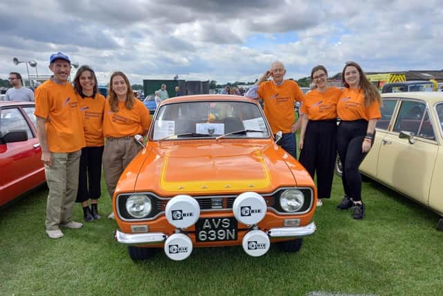The team for Alzheimers UK at a previous Ripon Classic Car Gathering.