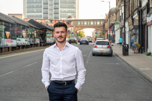 Coun Keane Duncan, the Tory Party’s candidate in next year’s mayoral elections for York and North Yorkshire, said investing in Harrogate town centre improvements was too important to play politics with. (Picture contributed)