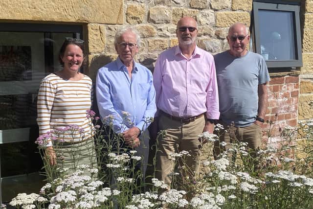 "Creating homes that locals can afford to live in" -- Coun Felicity Cunliffe-Lister, Howard Mountain, Richard Maddison and Keith Marshall of Mashamshire Community Land Trust (Picture contributed)