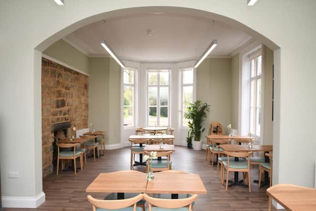 Inside new cafe - The lighter and brighter, lovingly restored Harrogate Arms at RHS Harlow Carr gardens. (Picture Gerard Binks)