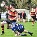 Harrogate RUFC suffered an opening-day-of-the-season defeat on the road at Billingham. Picture: Daniel Kerr