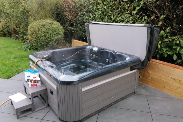 To keep your hot tub in tip-top shape, test it daily and dose where necessary.  If you have sensitive or irritated skin, Palm Spas recommends switching the chlorine to bromine to sanitise the tub.  If you have an acrylic shell, avoid using chlorine tablets as these can remove the sheen and mattify the shell, instead try either chlorine or bromine granules.
