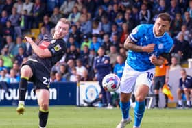 Harrogate Town held out for a goalless draw last time they visited Stockport County. Pictures: Matt Kirkham