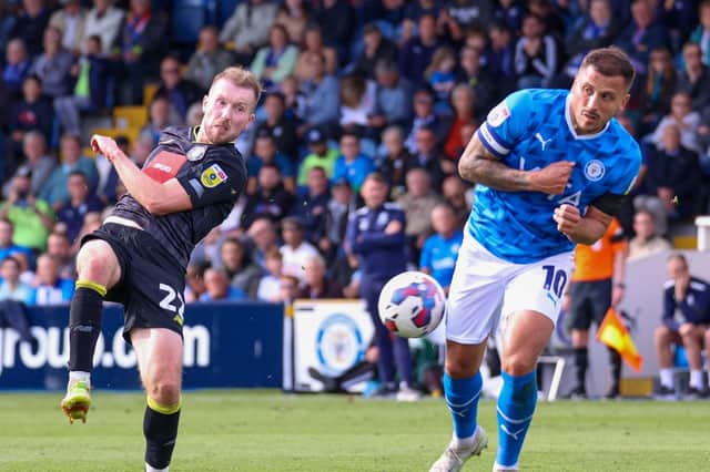 Harrogate Town held out for a goalless draw last time they visited Stockport County. Pictures: Matt Kirkham
