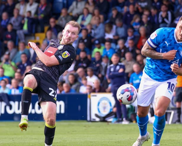 Harrogate Town held out for a goalless draw last time they visited Stockport County. Pictures: Matt Kirkham