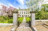 The approach to the stunning property that has seen significant restoration.