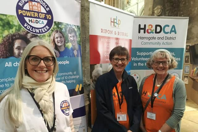 The HADCA team in the Cathedral at Sights and Sounds in 2024.