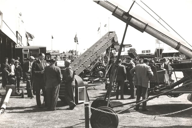 The machinery on display at the Great Yorkshire Show in 1961