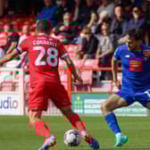 Harrogate Town were beaten 2-1 on their previous visit to Accrington Stanley's Wham Stadium. Picture: Matt Kirkham