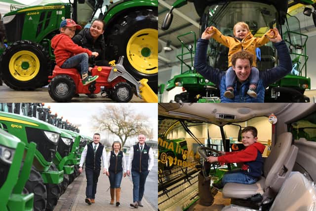 Take a look at visitors enjoying Ripon Farm Services New Year Show 2024, as they admire the latest technology from major agricultural machinery manufacturers.