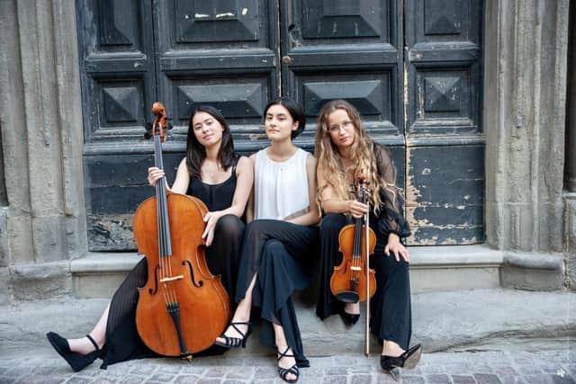 The award-winning Astatine Trio are to bring their incredible talents to the The Old Swan Hotel in Harrogate on Sunday, March 3. (Picture contributed)