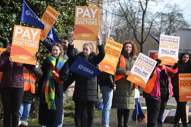 Harrogate District Hospital has spent almost £1 million on temporary staff cover during industrial action since April