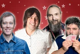 Saturday, April 29 - Hyena Lounge Comedy Club presents Alun Cochrane, Mike Newall, Howard Walker and Andre Vincen at the Manhattan Club, Harrogate.