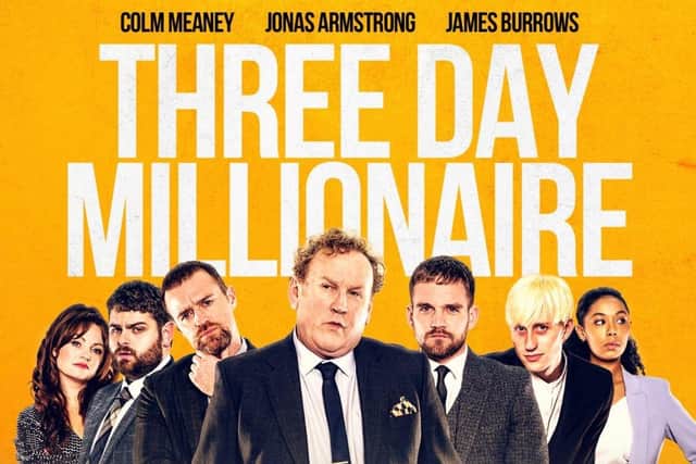 Harrogate's Giles Alderson is the producer of new Brit comedy film, Three Day Millionaire which is on release now.