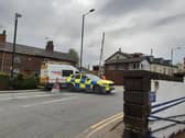 Traffic disruption on Saturday - Harrogate police were in attendance after the barriers at at Starbeck rail level crossing failed. (Picture contributed)
