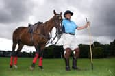 86-year-old polo player John Nash, pictured at Toulson Polo Club, near Tadcaster. Picture: Jonathan Gawthorpe