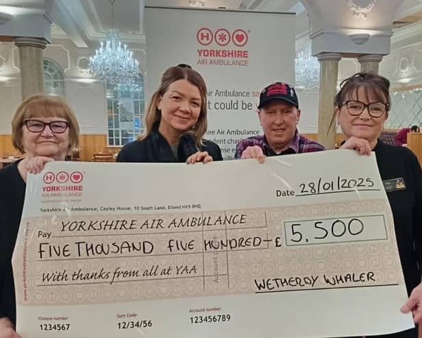 The family-owned fish and chip shop, Wetherby Whaler, has raised an incredible £50,000 for Yorkshire Air Ambulance, supporting the charity’s lifesaving work across the region
