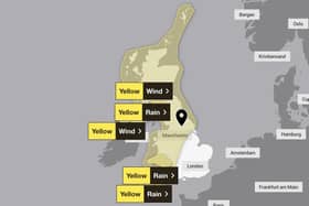 The Met Office has issued a yellow weather warning for this weekend which could see strong winds of up to 50mph across the Harrogate district