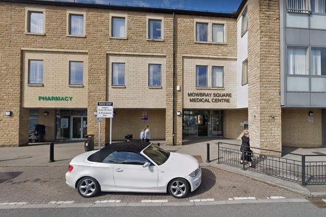 The Spa Surgery on Mowbray Square in Harrogate was recorded as having 14,709 patients and the full-time equivalent of 7.5 GPs, meaning it has 1,964 patients per GP