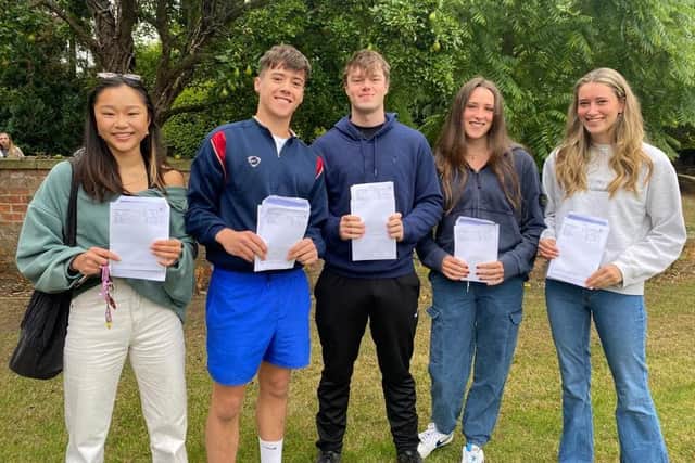 Ripon Grammar School students are celebrating after receiving some outstanding A-level results