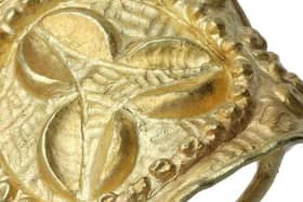 The gold Iron Age ring found in Knaresborough in 1994