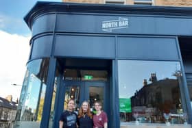 Friendly team - Harrogate North Bar's general manager Abigail Reekie, centre, with staff members Eithne Keogh and Lucy Graham are gearing up for their latest free market. (Picture Graham Chalmers)