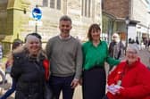 Shadow Chancellor Rachel Reeves MP campaigning on Cambridge Street in Harrogate with David Skaith, the Labour Party's candidate in next week's York and North Yorkshire mayoral election. (Picture contributed)