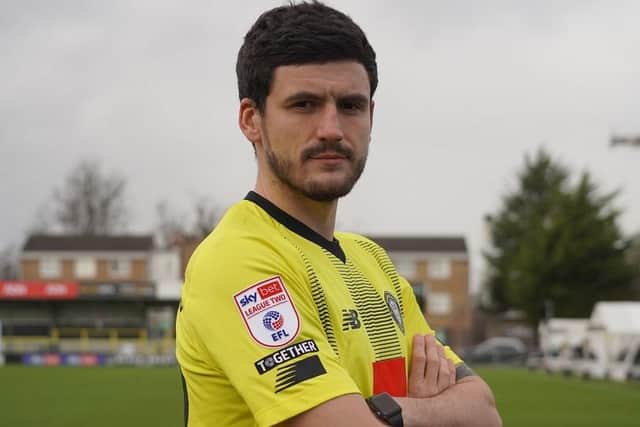 Anthony O'Connor will wear the number 15 shirt for Harrogate Town. Picture: Harrogate Town AFC