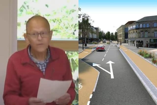 Cycling campaigner Malcolm Margolis has appealed to councillors to save the under-threat Harrogate Station Gateway project