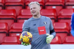 Jonathan Mitchell made his Harrogate Town debut during Saturday's 1-0 win over Walsall at the Bescot Stadium. Pictures: Matt Kirkham