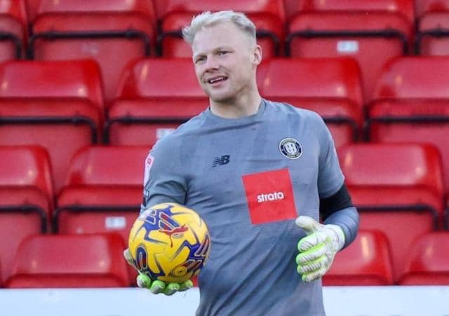 Jonathan Mitchell made his Harrogate Town debut during Saturday's 1-0 win over Walsall at the Bescot Stadium. Pictures: Matt Kirkham