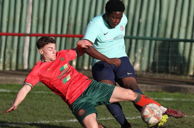 Harrogate Railway thrashed Ollerton Town 5-0 at Station View on Saturday afternoon. Picture: Craig Dinsdale