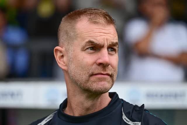 Harrogate Town manager Simon Weaver. Picture: Dennis Goodwin/ProSportsImages