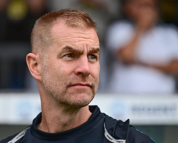 Harrogate Town manager Simon Weaver. Picture: Dennis Goodwin/ProSportsImages