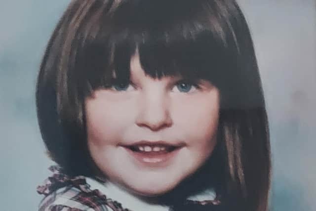 Harrogate mum Joanne is determined to have a memorial reinstated to her daughter Charlotte, who was just five-years-old when she suddenly passed away of meningitis in 1997. (Picture contributed)