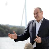 Lib Dem leader Ed Davey is calling for the River Nidd at Knaresborough and Harrogate to get ‘Blue Flag’ status to give it stronger protection from sewage. (Picture Stu Norton)