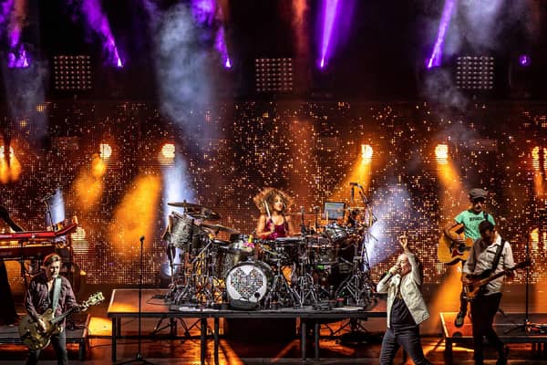 Simple Minds play Leeds First Direct Arena as part of their March UK and Ireland leg of their Global Tour 2024.